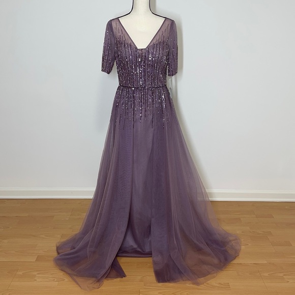 🔥 NWT Sequin Tulle Gown - Picture 3 of 10